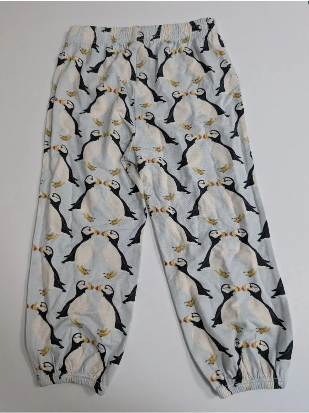 Kate Quinn Modal Puffins Short Sleeve Jogger Set 2T Birds PNW